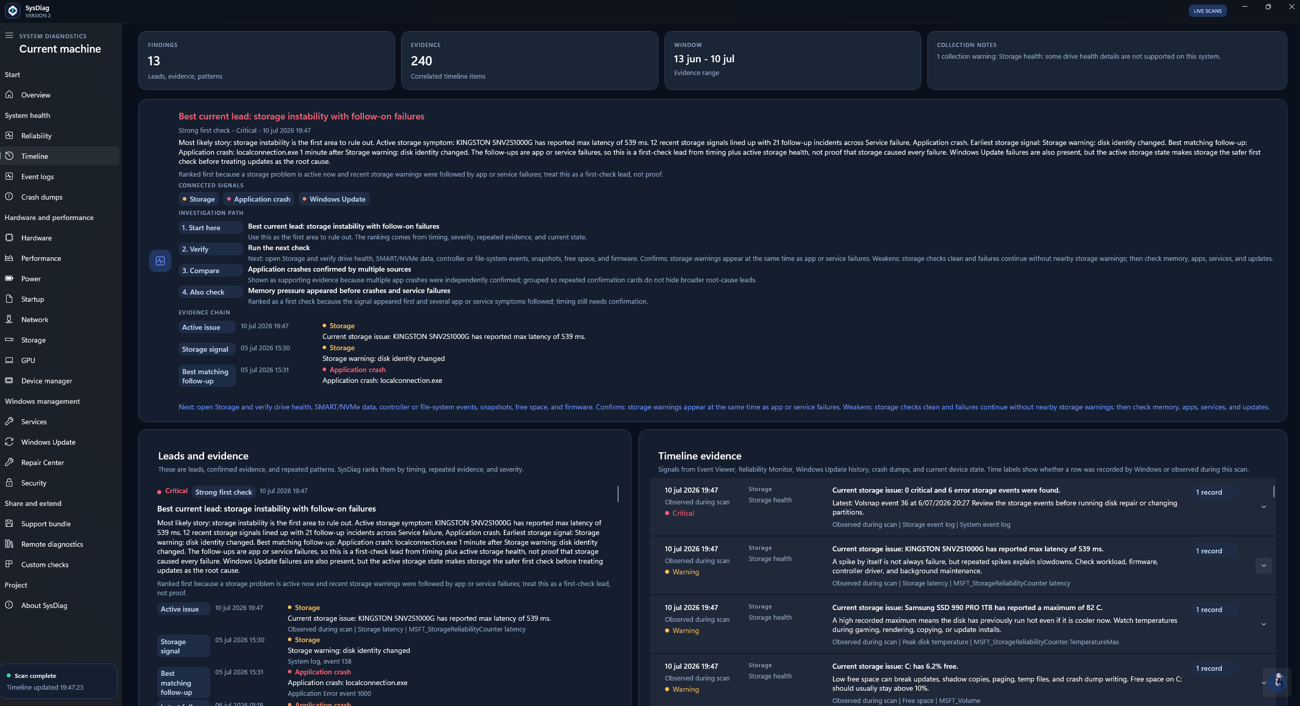 Lurionyx SysDiag Version 2 screenshot 3